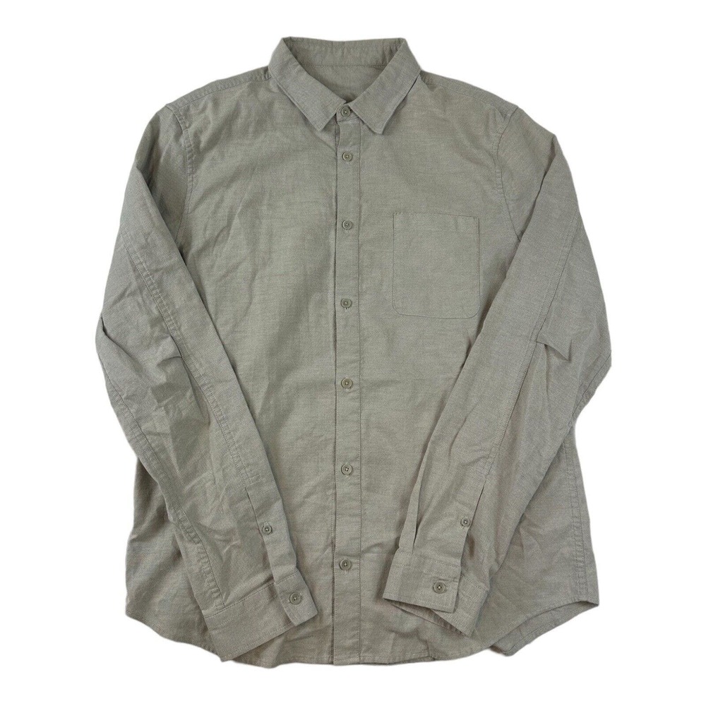 Lululemon Gray Performance L/S Button Front Size … - image 2